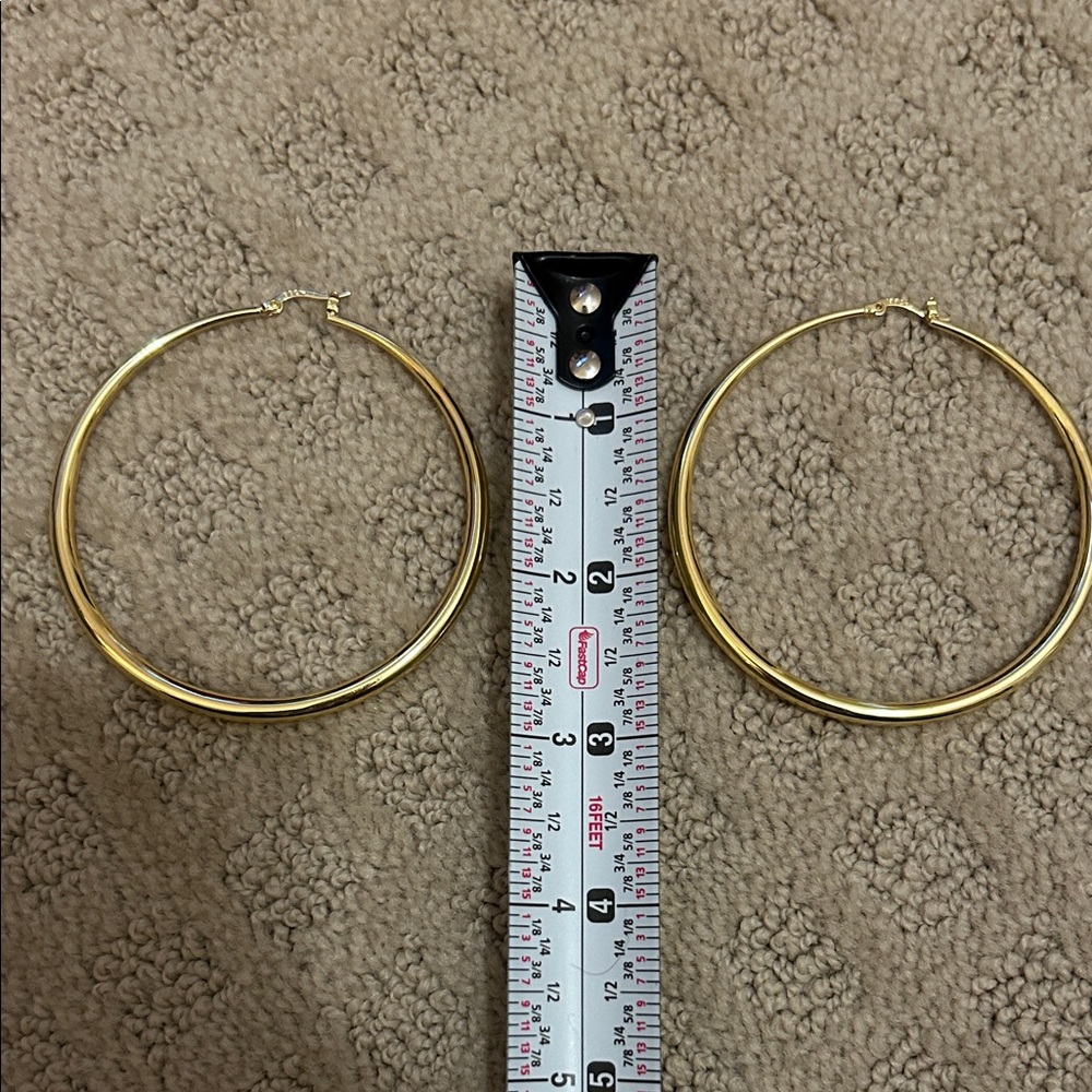 Elegant Gold Hoop Earrings